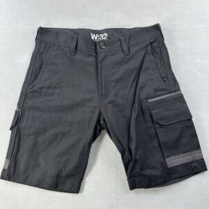 FXD Shorts Men Size 32 Black Style WS-1 Dura-500 Durable Made in Australia